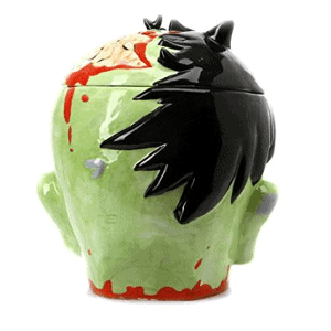 zombie head cookie jar