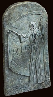 Grim Reaper Tombstone Halloween Decorations
