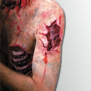 prosthetic zombie makeup