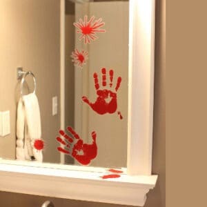 Bloody Hand Print
