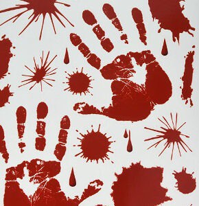 Bloody Hand Print