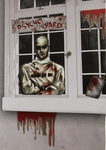 Halloween Asylum Scene