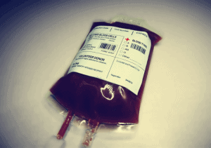 blood bank drink container