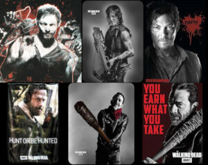 walking dead throw blanket