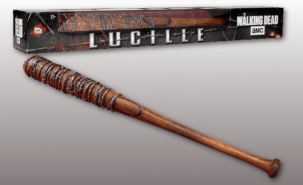 The Walking Dead Lucille Cosplay Replica Baseball 34" 85 cm Braun Neu