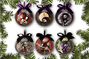 nightmare before christmas baubles