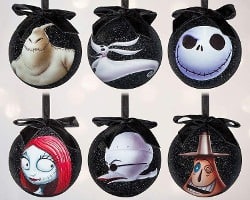 nightmare before christmas baubles