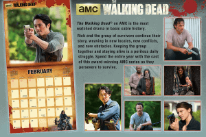 the walking dead 2017 calendar