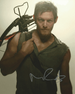 norman reedus autographed photo