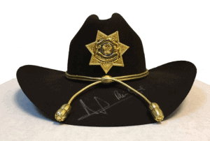 rick grimes hat ~ autographed