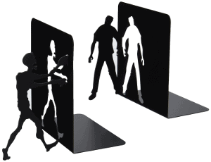 zombie bookends