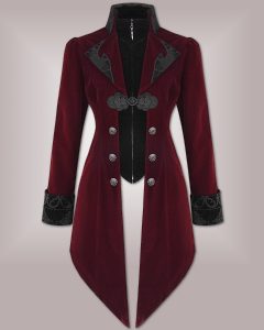 Steampunk Gothic velvet coat