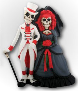 Day of the Dead Wedding Couple