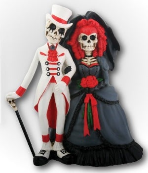 Day of the Dead Wedding Couple