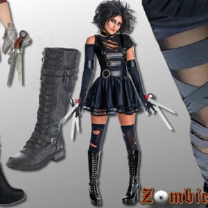 Miss Edward Scissorhands Cotume