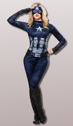 captain america womens costume
