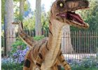 Velociraptor Dinosaur Statue