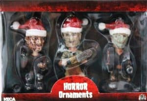 Freddy Jason Leatherface Christmas Ornaments