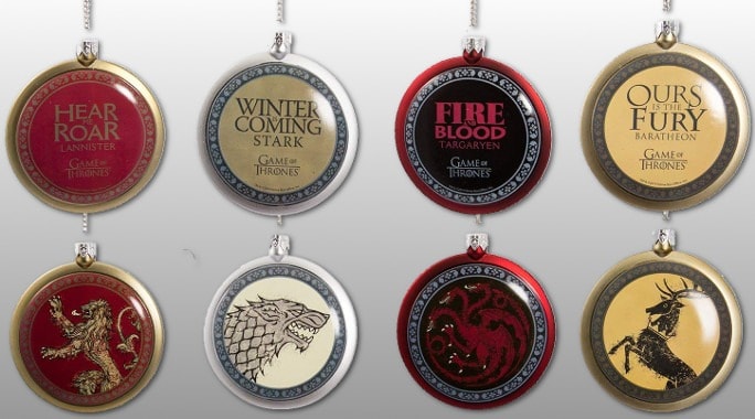 game of thrones disc ornaments