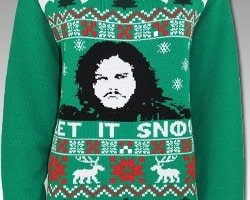 game of thrones let it snow christmas sweater