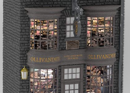 harry potter ollivander wand shop ornament