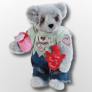 valentine zombie bear lover