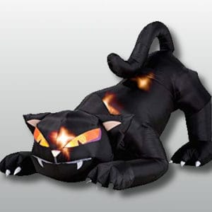 inflatable animated cat