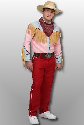 5 Piece Sheriff Kit Rick Grimes Western Clint Eastwood Fancy Dress Walking Dead 