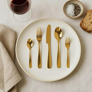Stainless Steel Gold Cutlery