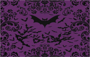 Vintage bats place mats