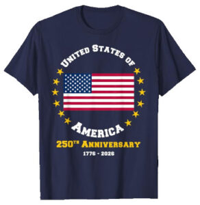 250 year t-shirt