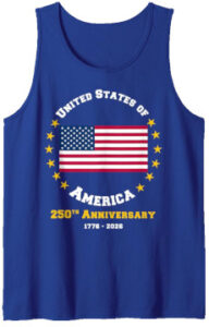 250 years tank top