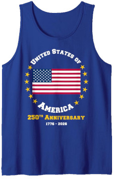 250 years tank top