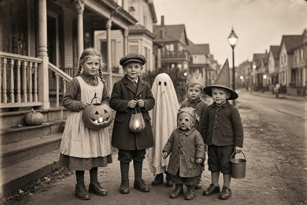 halloween unmasked trick or treaters